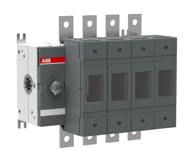 ABB Fuse Switch Disconnector, 4 Pole, 100A Fuse Current