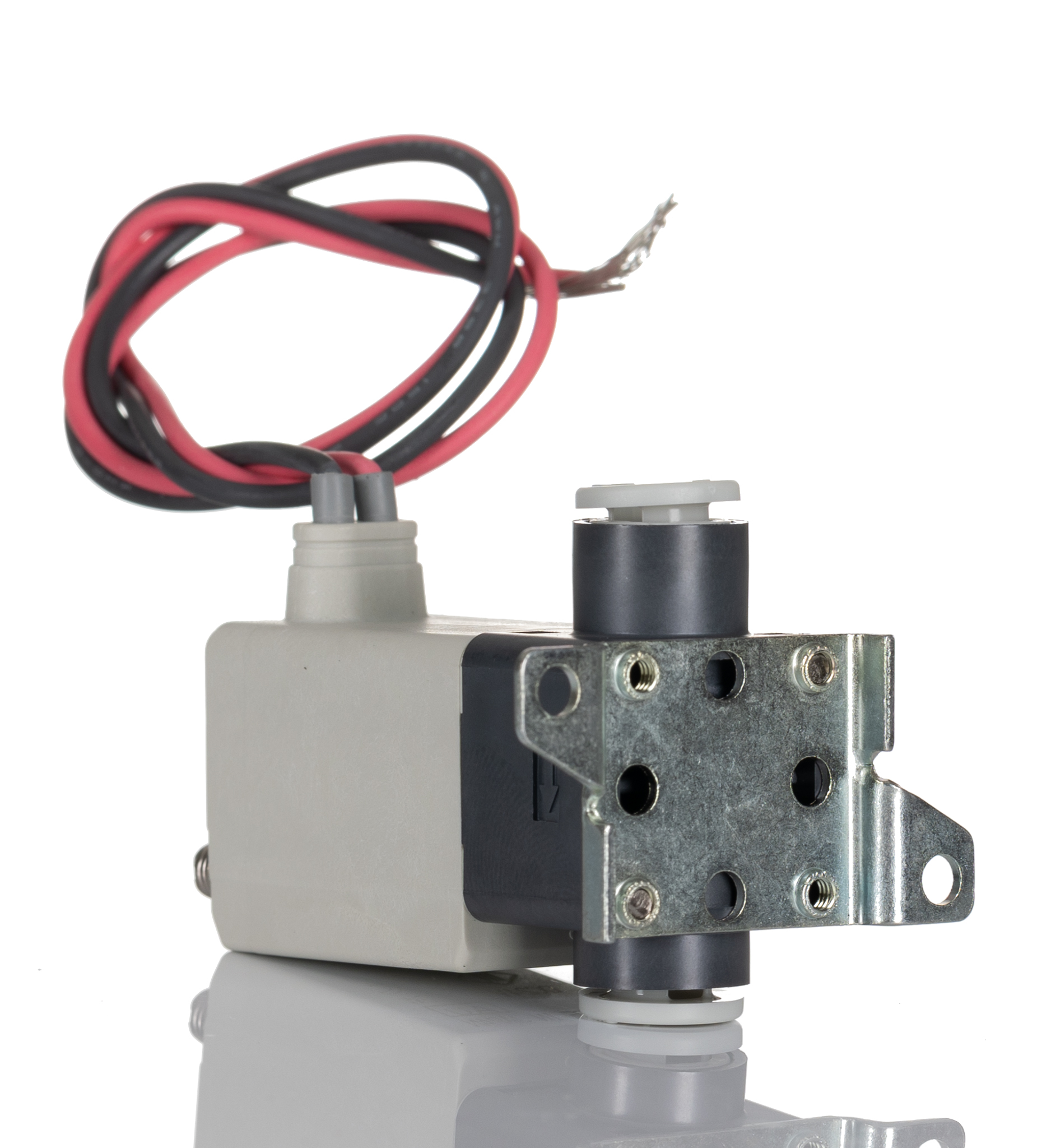 SMC 2/2 Pneumatic Solenoid Valve - Solenoid/Spring One-Touch Fitting 6 mm VDW Series 24V dc