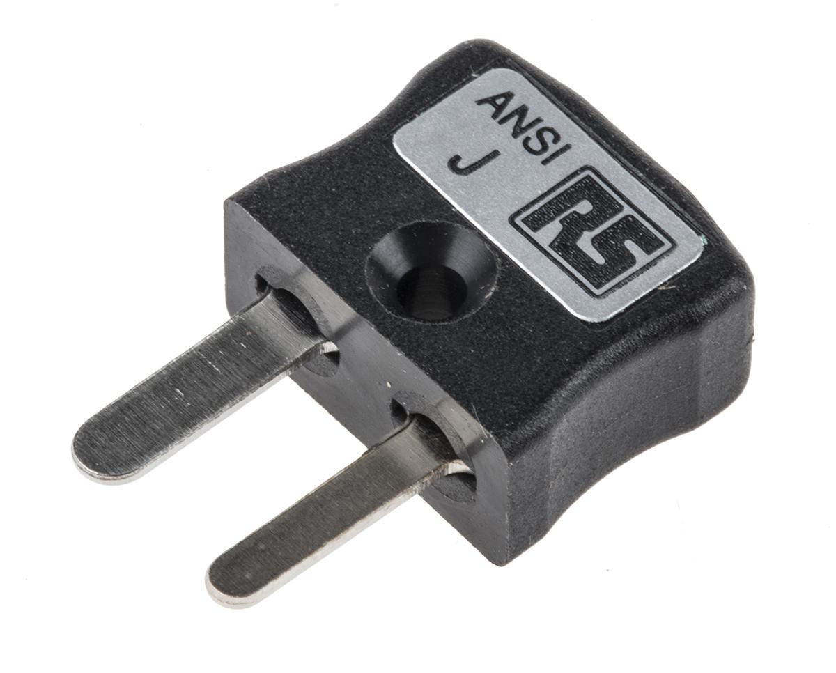 RS PRO Miniature Thermocouple Connector for Use with Type J Thermocouple, 4mm Probe, ANSI, RoHS Compliant Standard