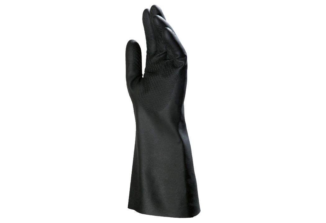 Mapa BUTOFLEX 650 Black Butyl Work Gloves, Size 10