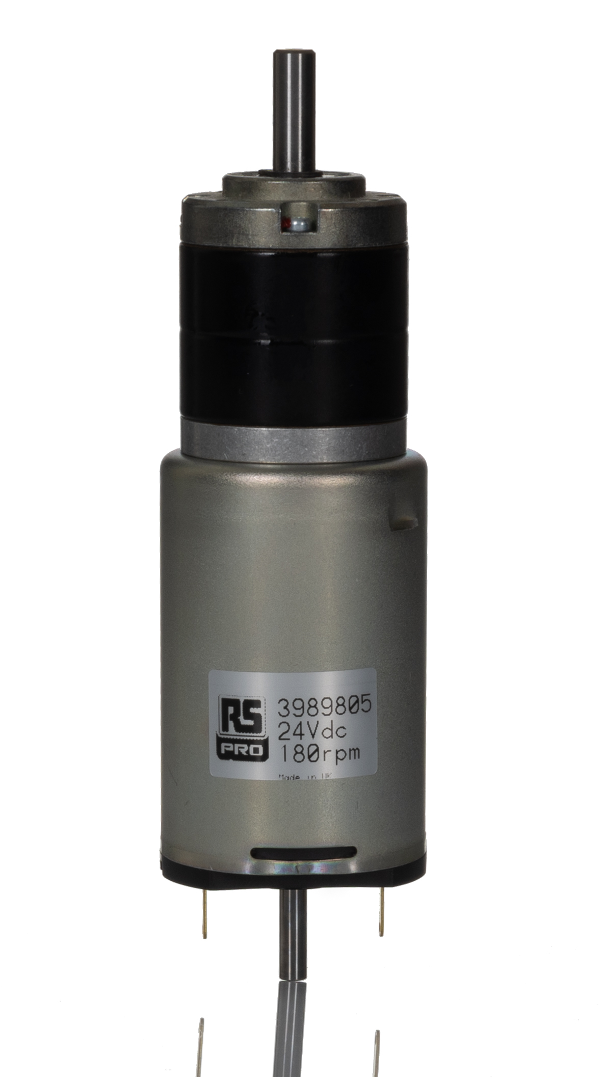 RS PRO Brushed Geared DC Geared Motor, 13.2 W, 24 V dc, 2.2 Nm, 180 rpm, 6mm Shaft Diameter