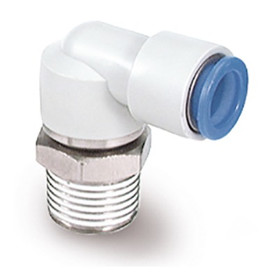 SMC KS Series Male Connector, 6 mm to M6, Threaded-to-Tube Connection Style, KSH06-M6