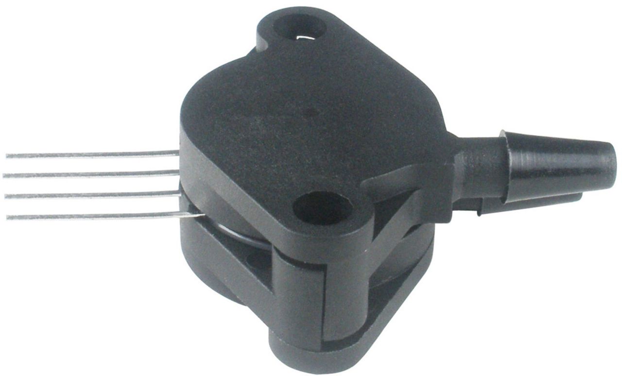 Honeywell Differential Pressure Sensor, 15psi Operating Max, Surface Mount, 4-Pin, SIP