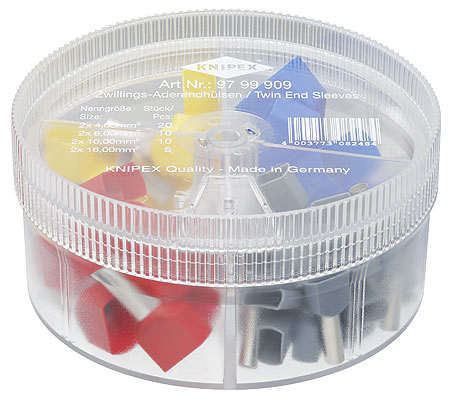 Knipex Crimp Assortment Kit Bootlace Ferrule Crimp terminal Kit