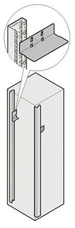 nVent SCHROFF Slide Rail, 75mm Depth, 15kg Max Load