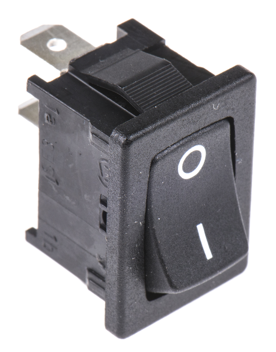 Marquardt SPST, On-Off Rocker Switch Panel Mount