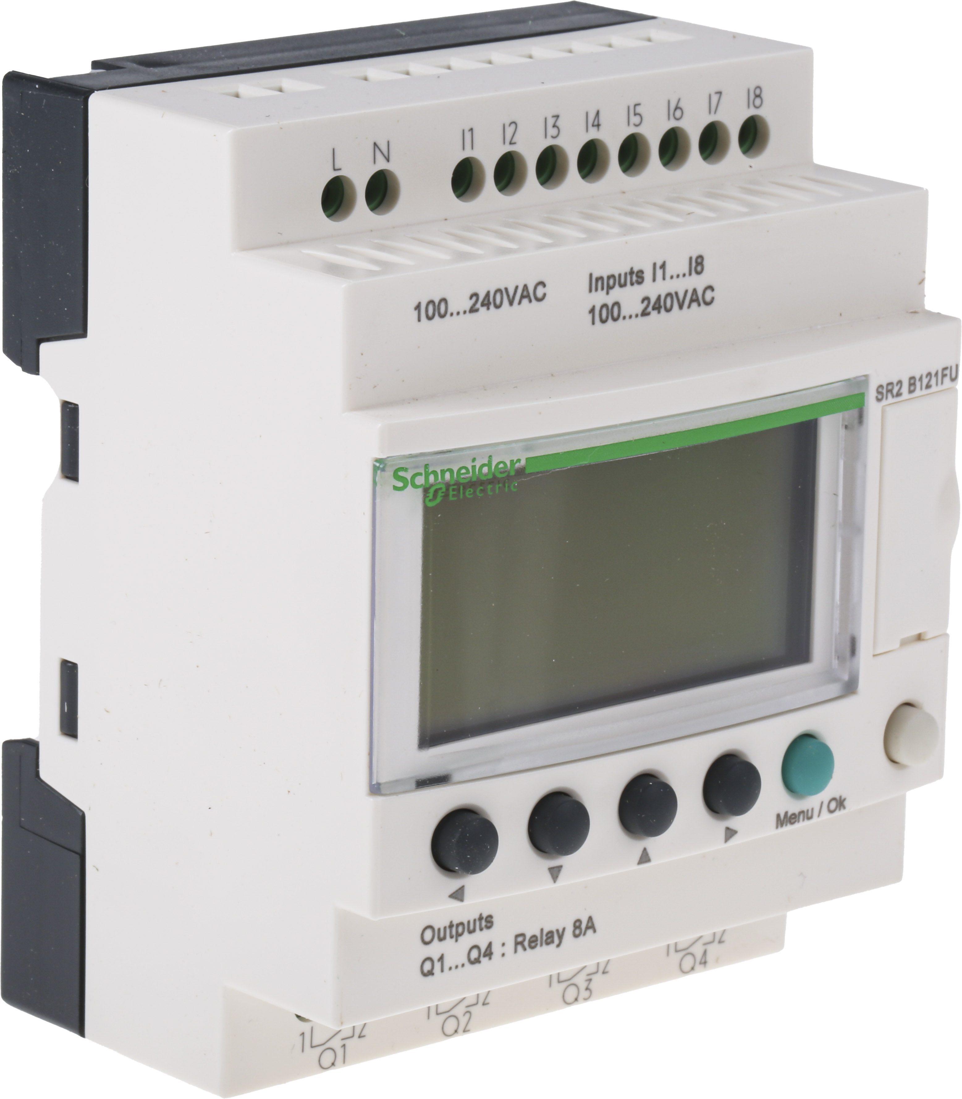 Schneider Electric Zelio Logic Series Logic Module, 120 V ac, 240 V ac Supply, Relay Output, 8-Input, Discrete Input