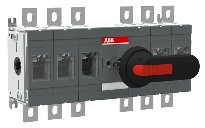 ABB Switch Disconnector, 6 Pole, 400A Max Current, 400A Fuse Current