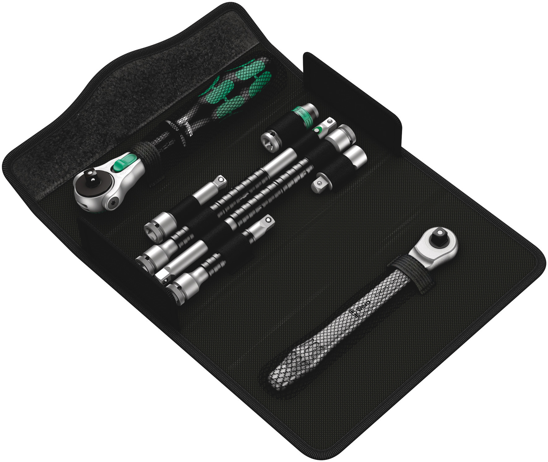 Wera Zyklop 1/4 in Square Ratchet, 152 mm Overall