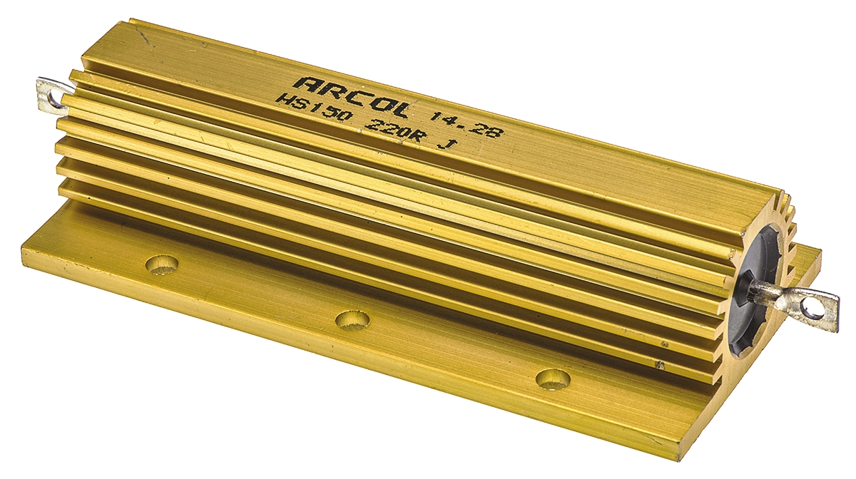 Arcol, 220Ω 150W Wire Wound Chassis Mount Resistor HS150 220R J ±5%
