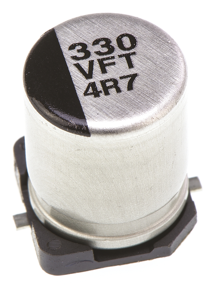 Panasonic 330μF Aluminium Electrolytic Aluminium Electrolytic Capacitor 35V dc, Surface Mount - EEEFT1V331AP
