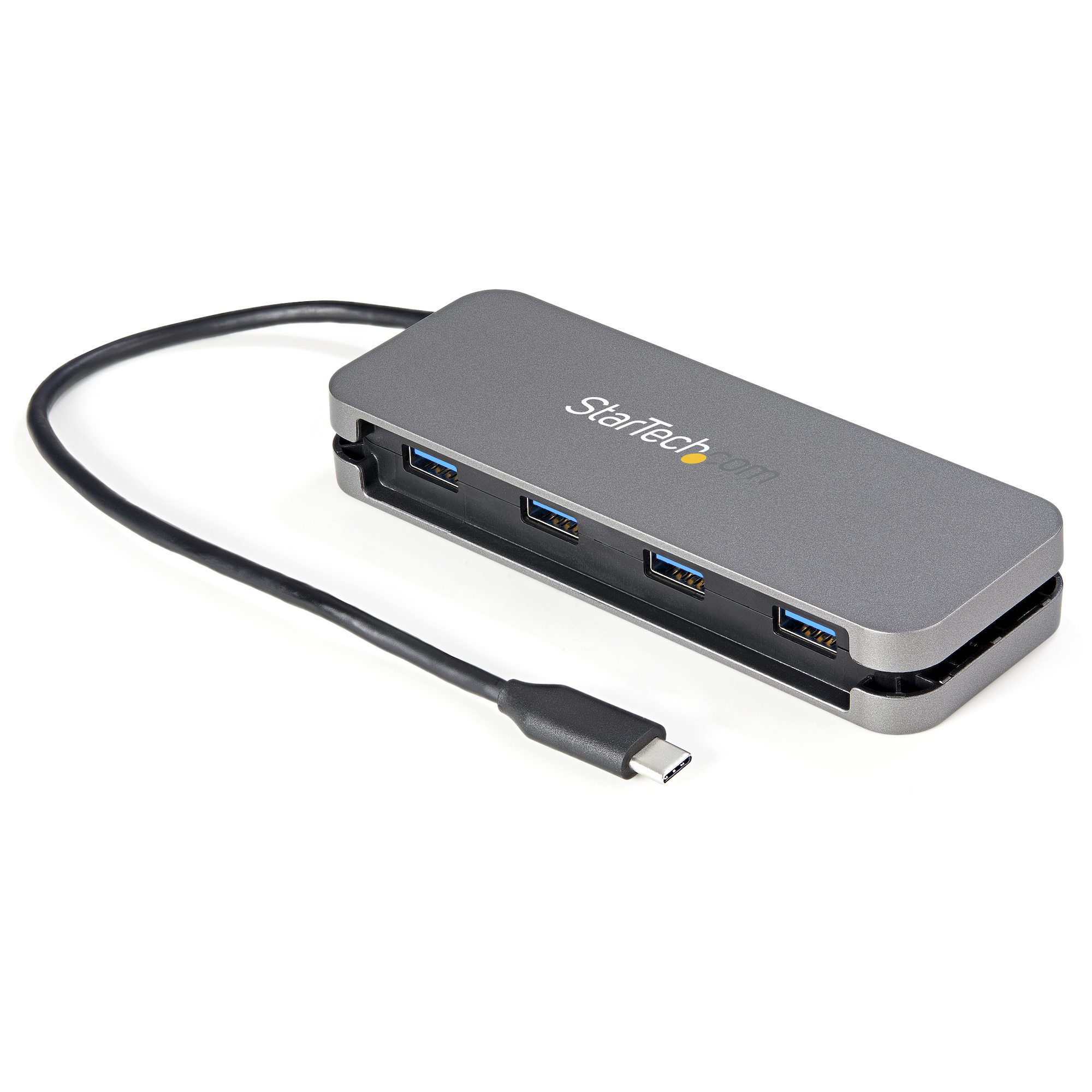 StarTech.com 4 Port USB 3.0 USB A, USB C  Hub, USB Powered, 50x13.5x20mm