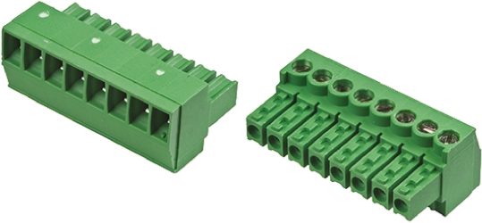 TE Connectivity, 3.5mm Pitch, Buchanan, 8 Way, Right Angle, Pluggable Terminal Block, Plug, Cable Mount, Screw