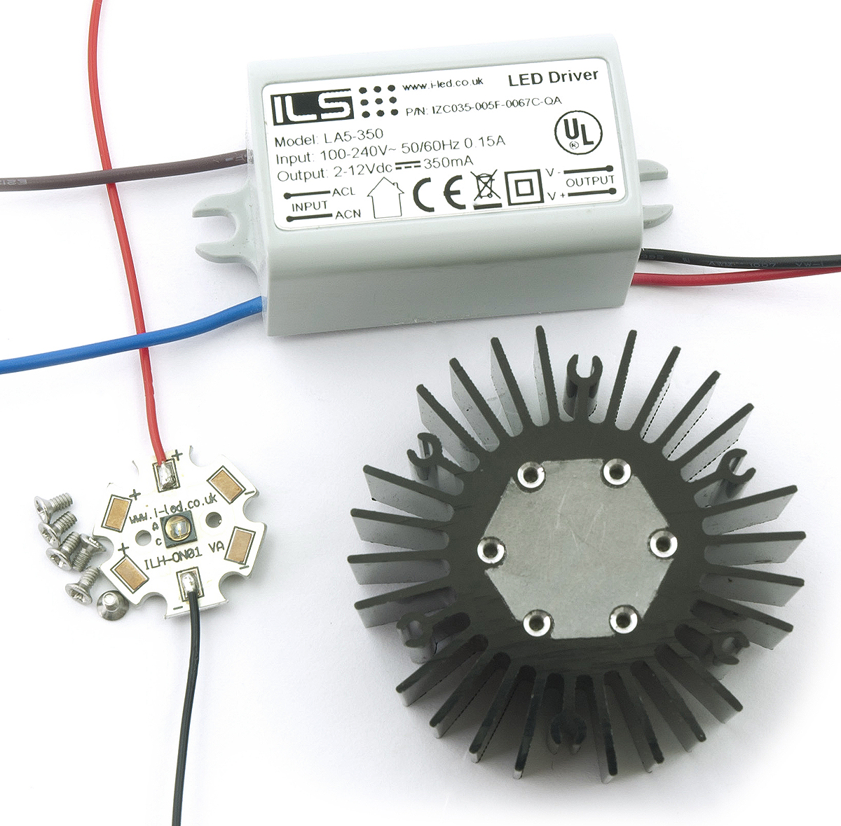 ILS ILK-PINOIR-BASIC-01. LED Light Kit, OSLON Black IR Pinoir Basic