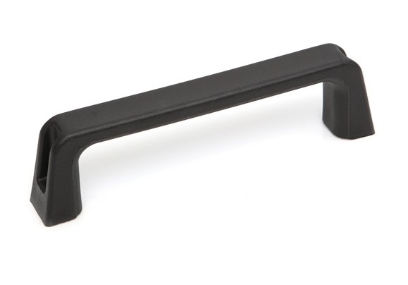 RS PRO Matt Black Glass Filled Nylon Cabinet Handle 42 mm Height, 23mm Width, 117mm Length