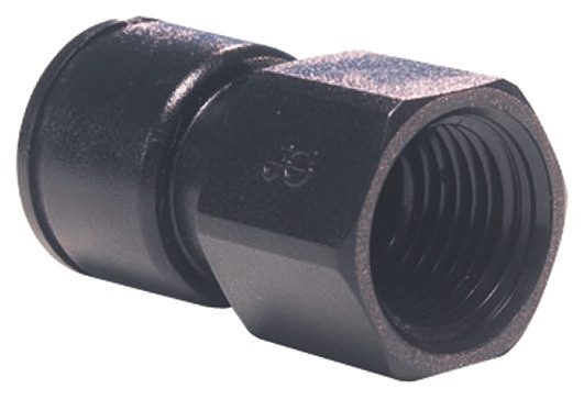 John Guest Hydraulic Straight Compression Tube Fitting PM450611E, 1/8 in