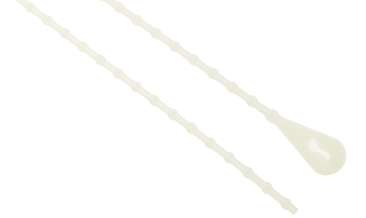 Essentra Cable Tie, Releasable, 273.1mm x 2.4 mm, Natural Nylon, Pk-100