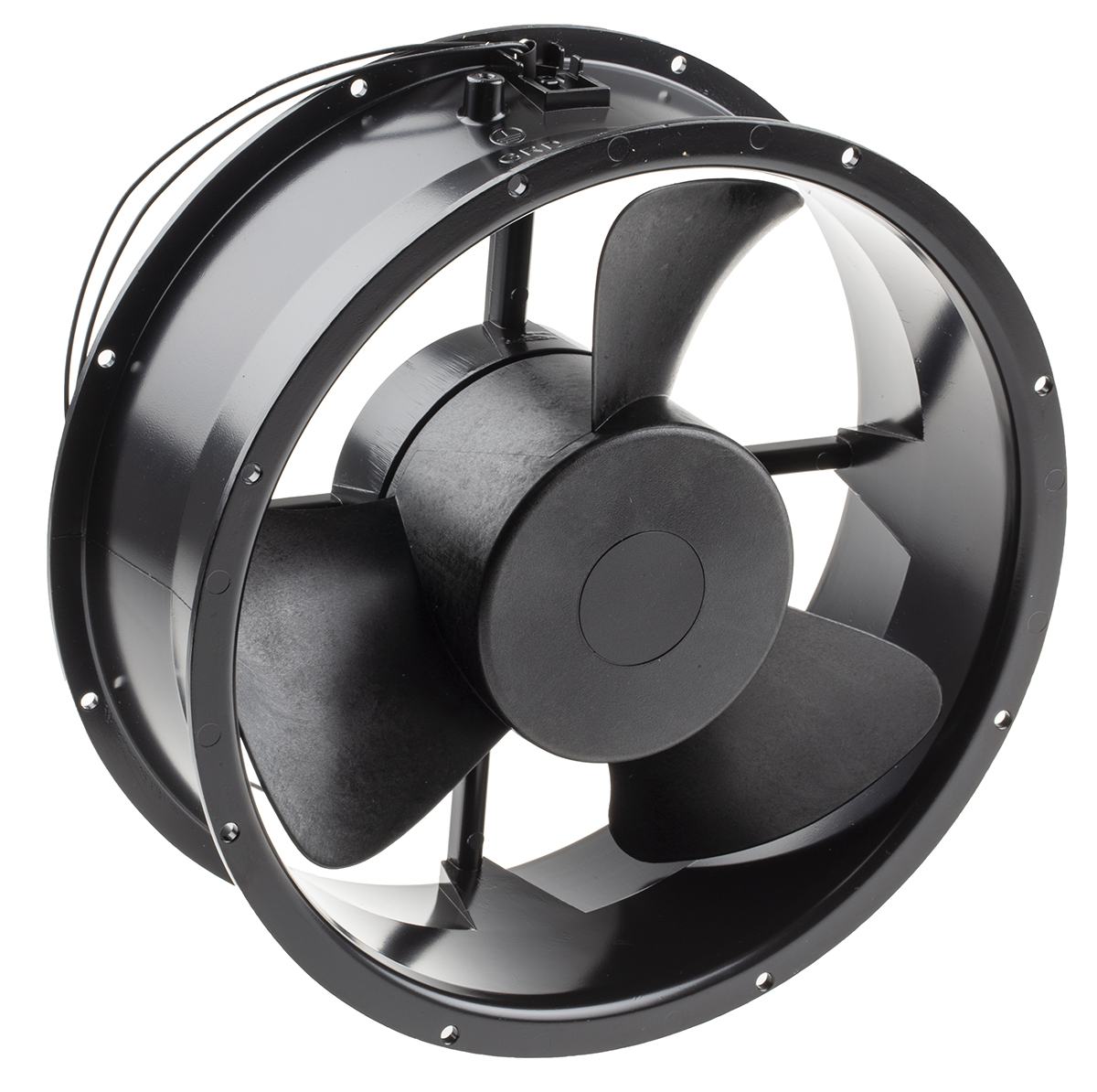 RS PRO Axial Fan, 230 V ac, AC Operation, 929.3m³/h, 33W, 290mA Max, 254 x 88.9mm