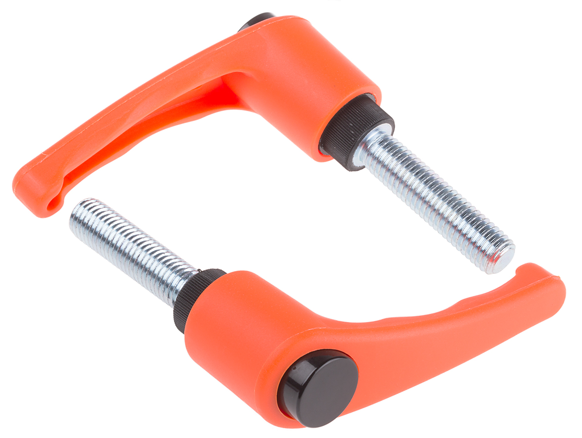 RS PRO Clamping Lever, M12 x 50mm
