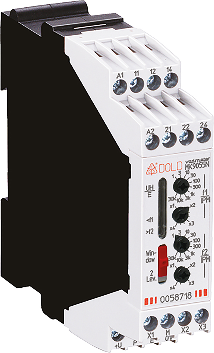 Dold Speed Monitoring Relay, DPDT, DIN Rail