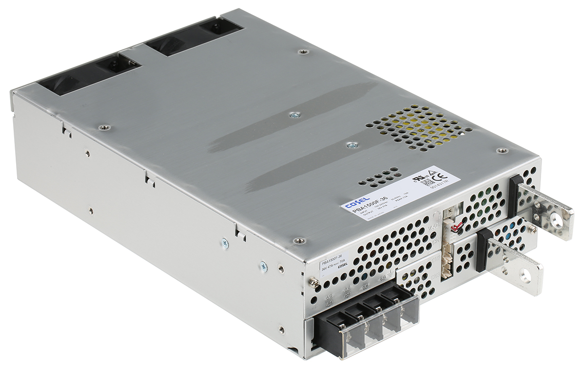 Cosel Switching Power Supply, PBA1500F-36, 36V dc, 47A, 1.5kW, 1 Output, 120 → 370 V dc, 85 → 264 V ac