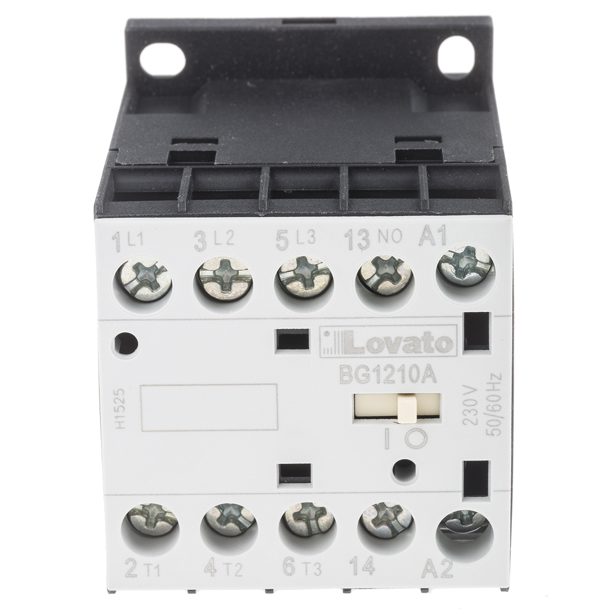 Lovato Orange BG Contactor, 230 V ac Coil, 3-Pole, 12 A, 5.5 kW, 3NO + 1NO, 600 V ac