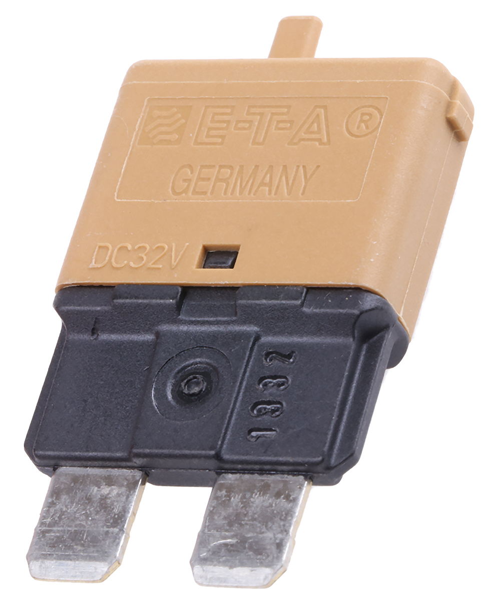 ETA Thermal Circuit Breaker - 1616  Single Pole 32V Voltage Rating, 5A Current Rating