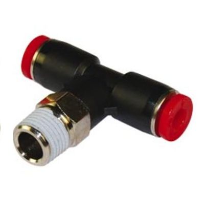 Norgren, Push In 8 mm to Push In 8 mm, Threaded-to-Tube Connection Style