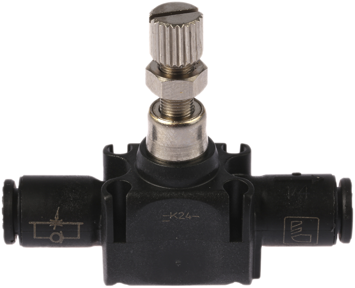 Legris 7770 Series Tube Flow Regulator, 6mm Tube Inlet Port x 6mm Tube Outlet Port