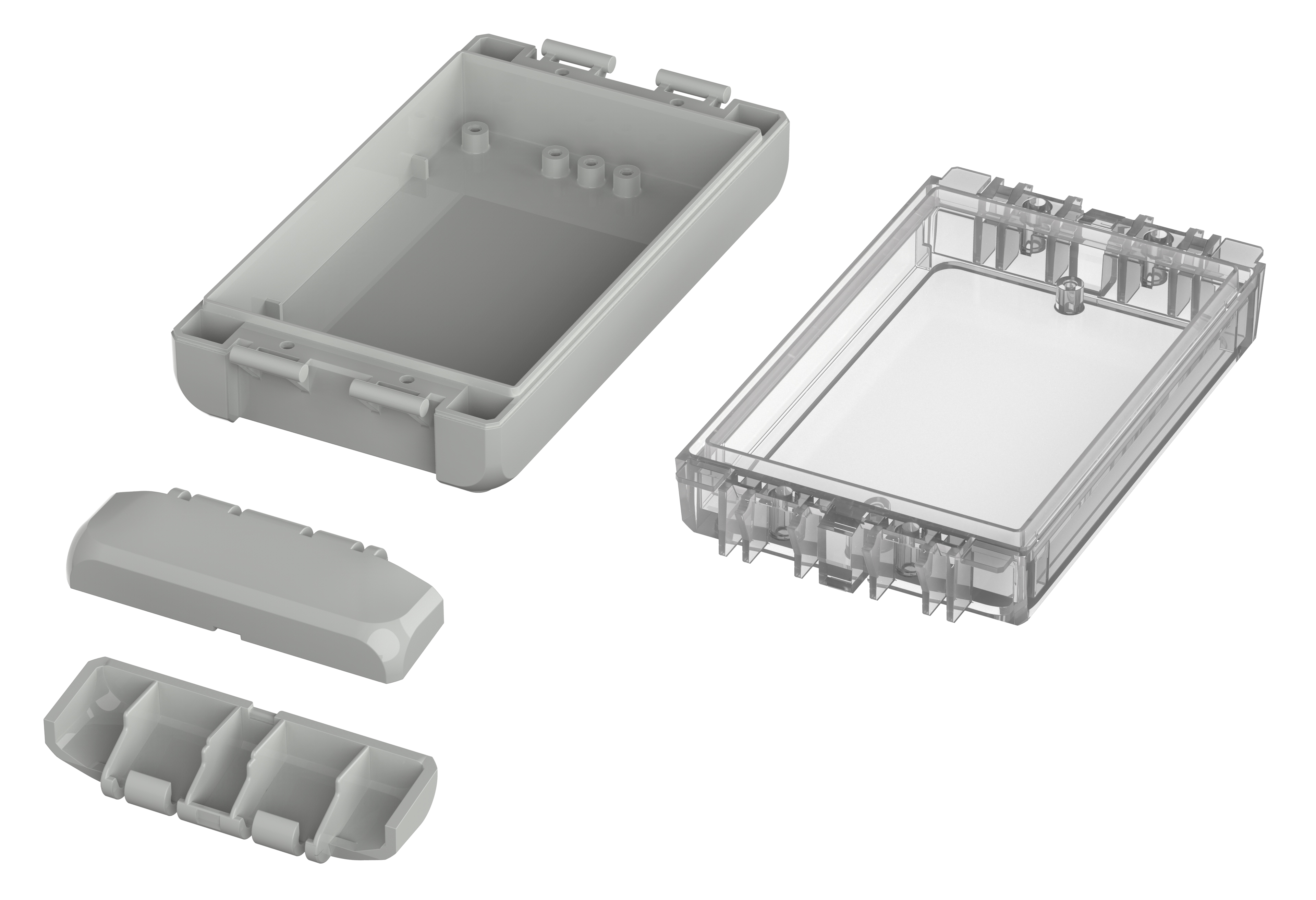 Bopla Bocube Series Polycarbonate General Purpose Enclosure, IP66, IP68, Flanged, 151 x 80 x 40mm