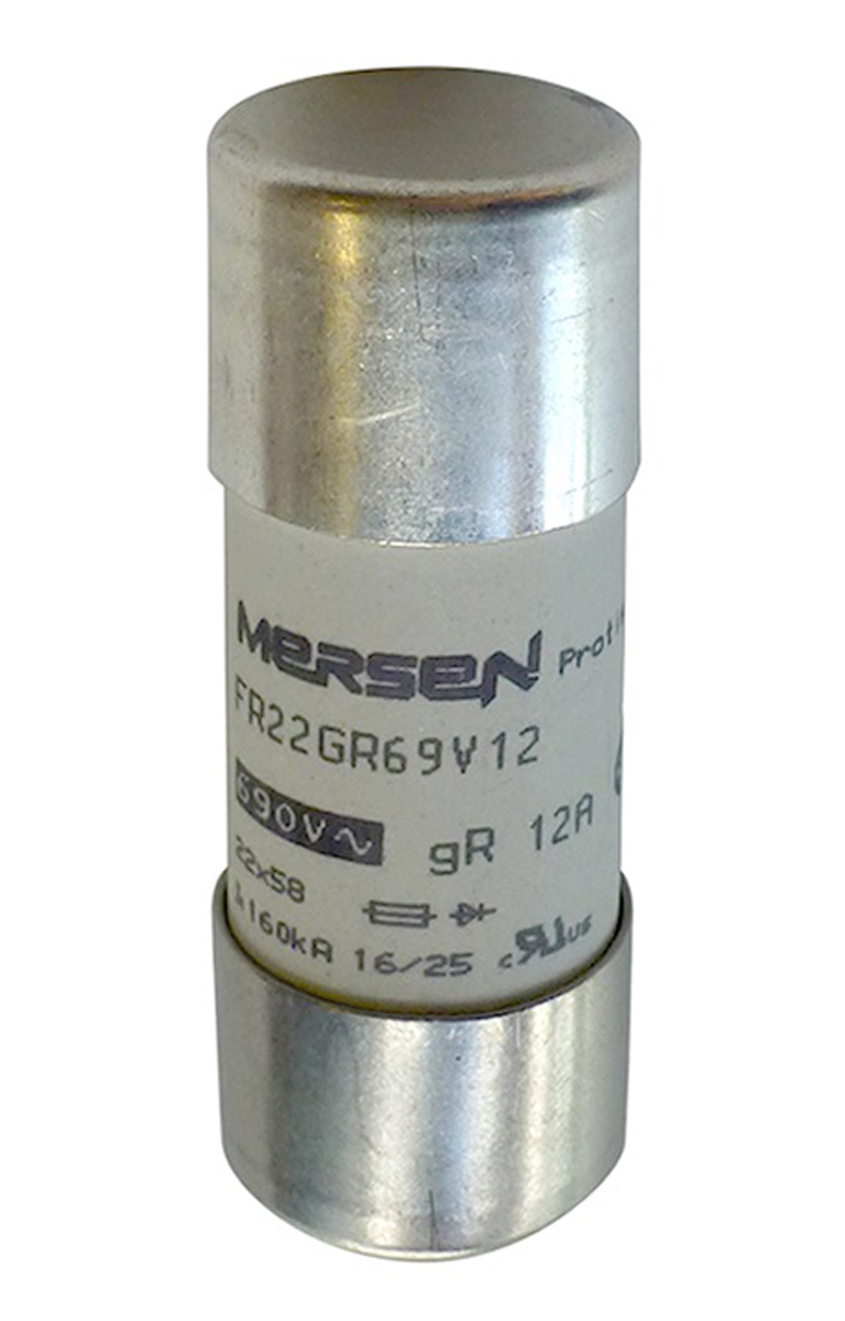 Mersen 63A FF Cartridge Fuse, 22 x 58mm