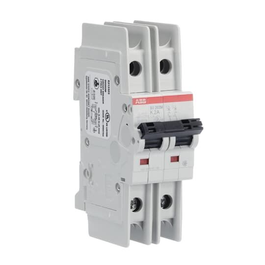 ABB SU200 M MCB, 2P, 2A Curve K, 440V AC, 96V DC, 15 kA Breaking Capacity