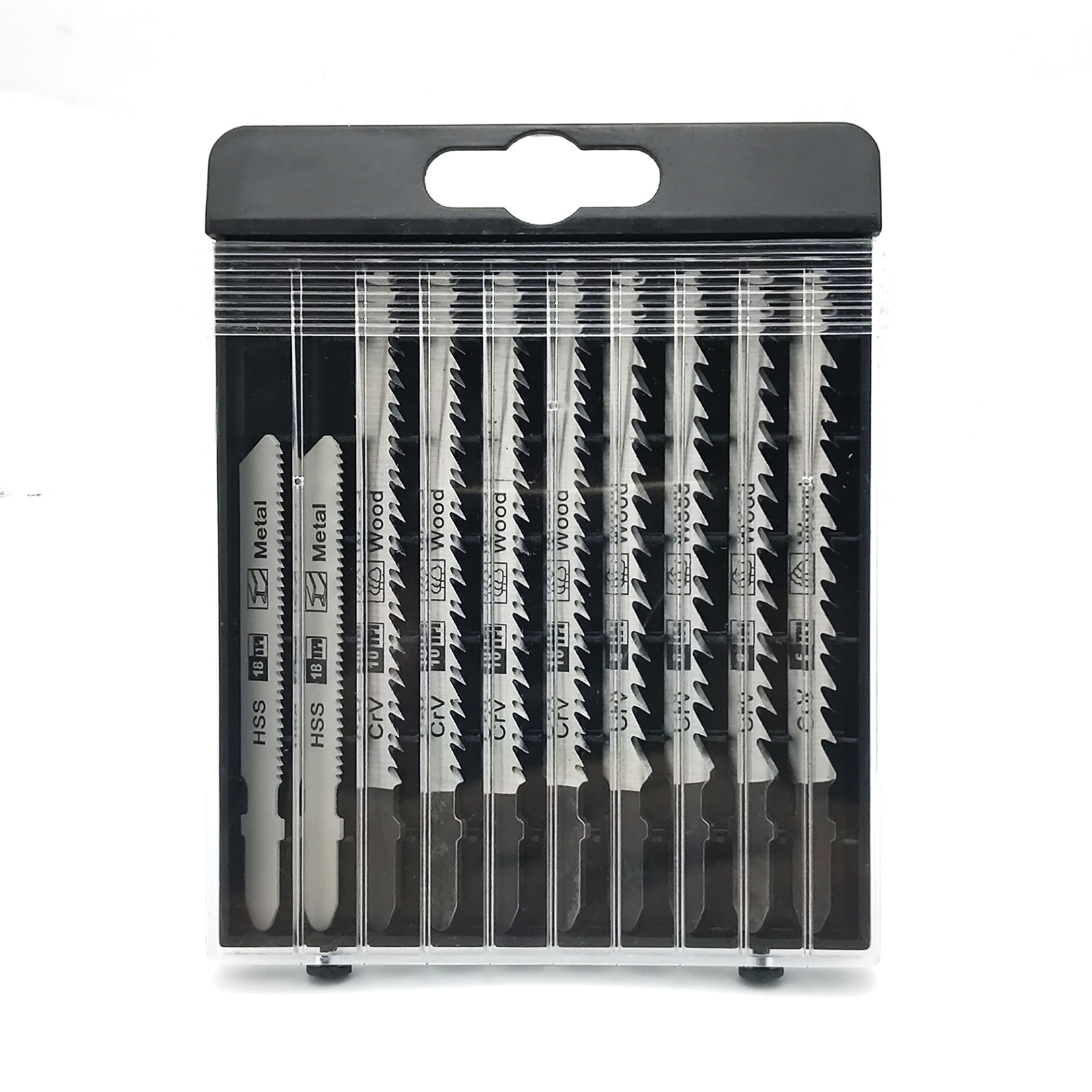 RS PRO, 6, 10, 18 Teeth Per Inch Multiple Materials 50 mm, 74 mm Cutting Length Jigsaw Blade, Pack of 10