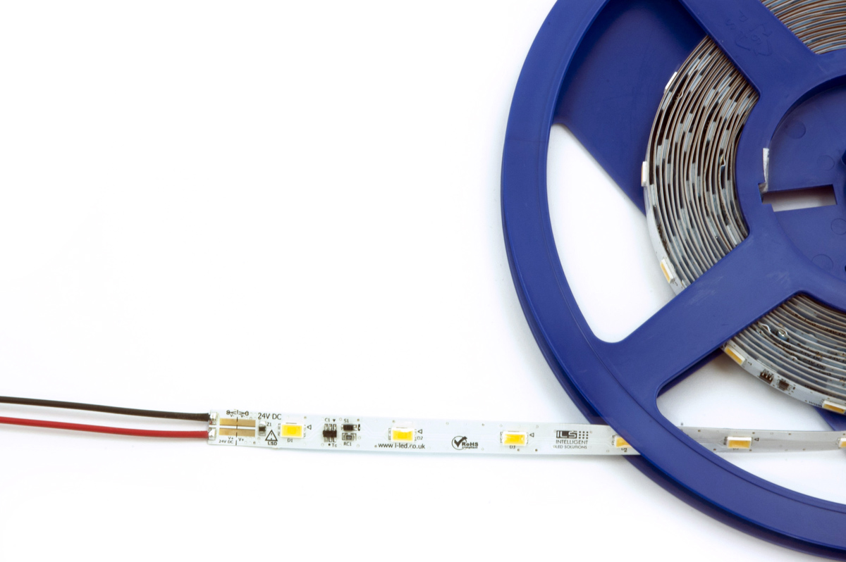 Intelligent LED Solutions 24V White LED Strip Light, 4000K Colour Temp