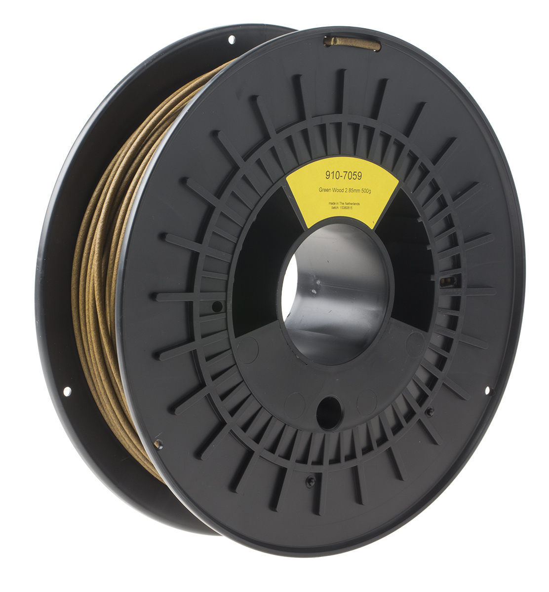 RS PRO 2.85mm Light Wood 3D Printer Filament, 500g