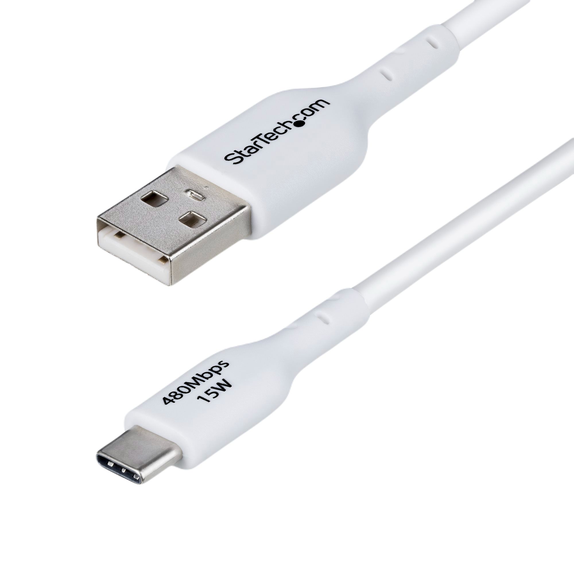 StarTech.com USB 2.0, Male USB A to Male USB C, 480Mbps, 2m