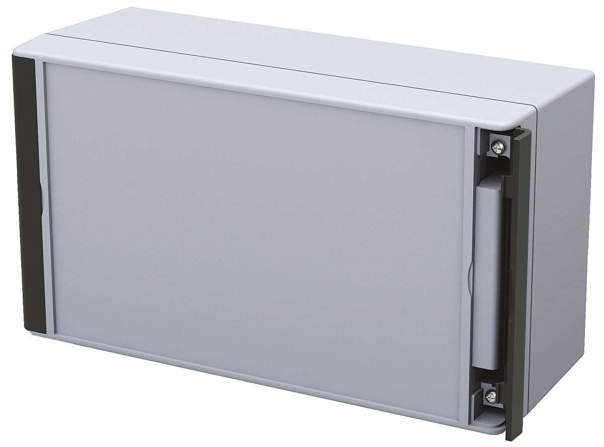 ROLEC Techno Plus Series Grey Plastic Enclosure, IP67, Grey Lid, 230 x 130 x 90mm