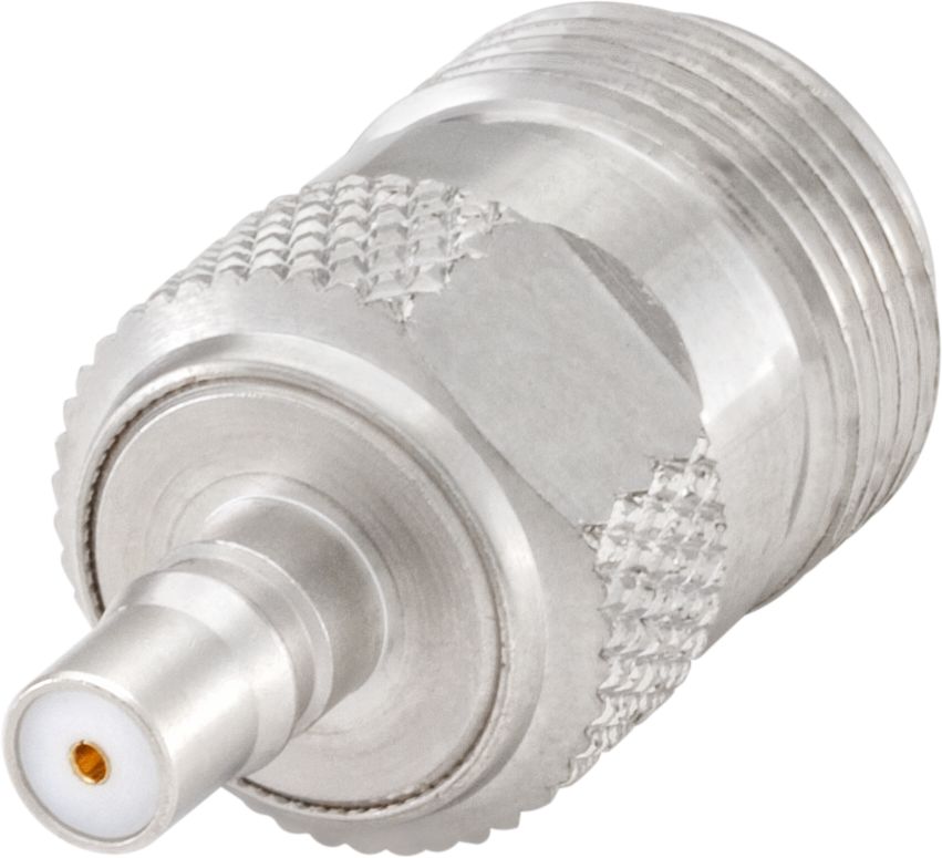 Rosenberger Straight 50Ω Adapter QMA Jack to Type N Jack 11GHz