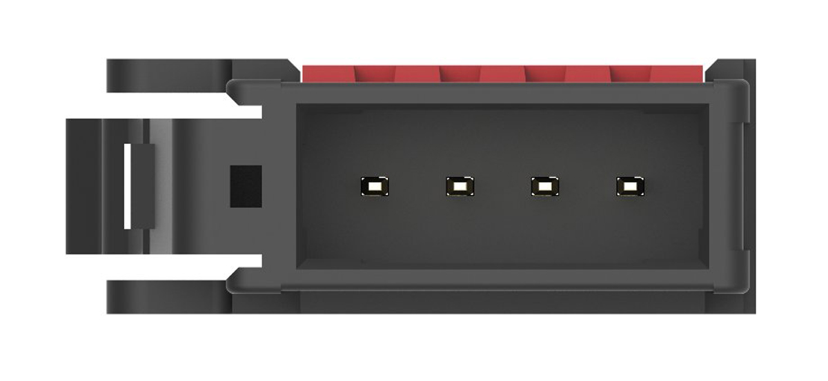 TE Connectivity 4-Way RITS Connector for PCB Mount