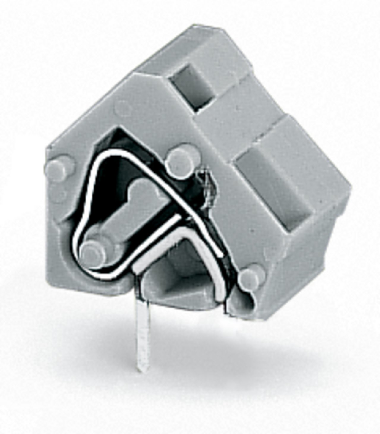 WAGO 236 Series PCB Terminal Block, 1-Contact, 10/10.16mm Pitch, Through Hole Mount, 1-Row, Cage Clamp Termination