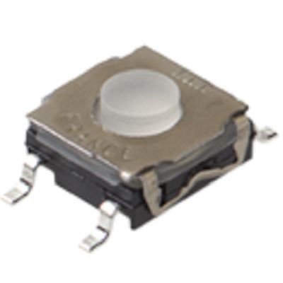 C & K IP67 Silver Standard Tactile Switch, SPST 50 mA Surface Mount