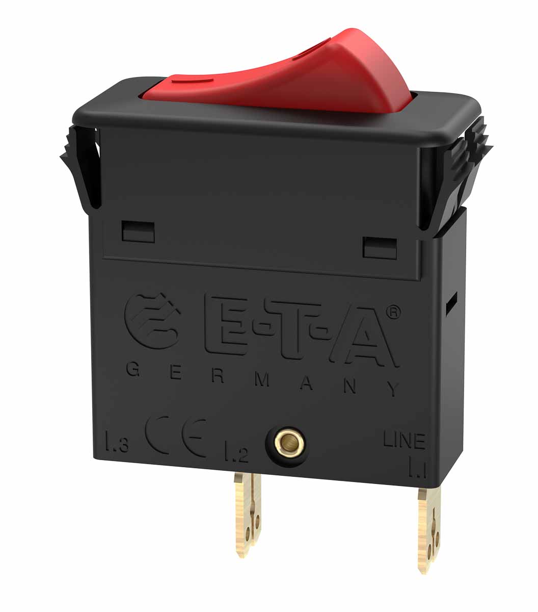 ETA Thermal Circuit Breaker - 3130  Single Pole 240V Voltage Rating Snap In, 2A Current Rating