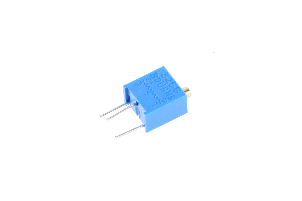 200Ω, Through Hole Trimmer Potentiometer 0.25W Top Adjust Bourns, 3266