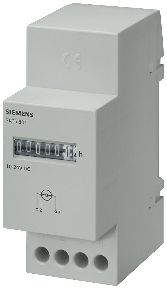 Siemens Pulse Meter, Timer, 7 Digit Mechanical, 50Hz, 24 V