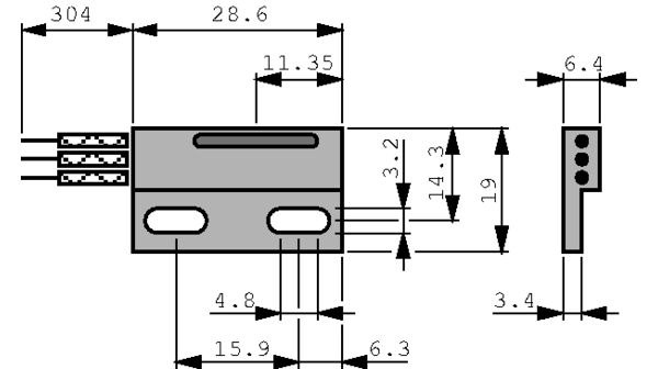 Littelfuse 1CO Flange Reed Switch, 1.8A