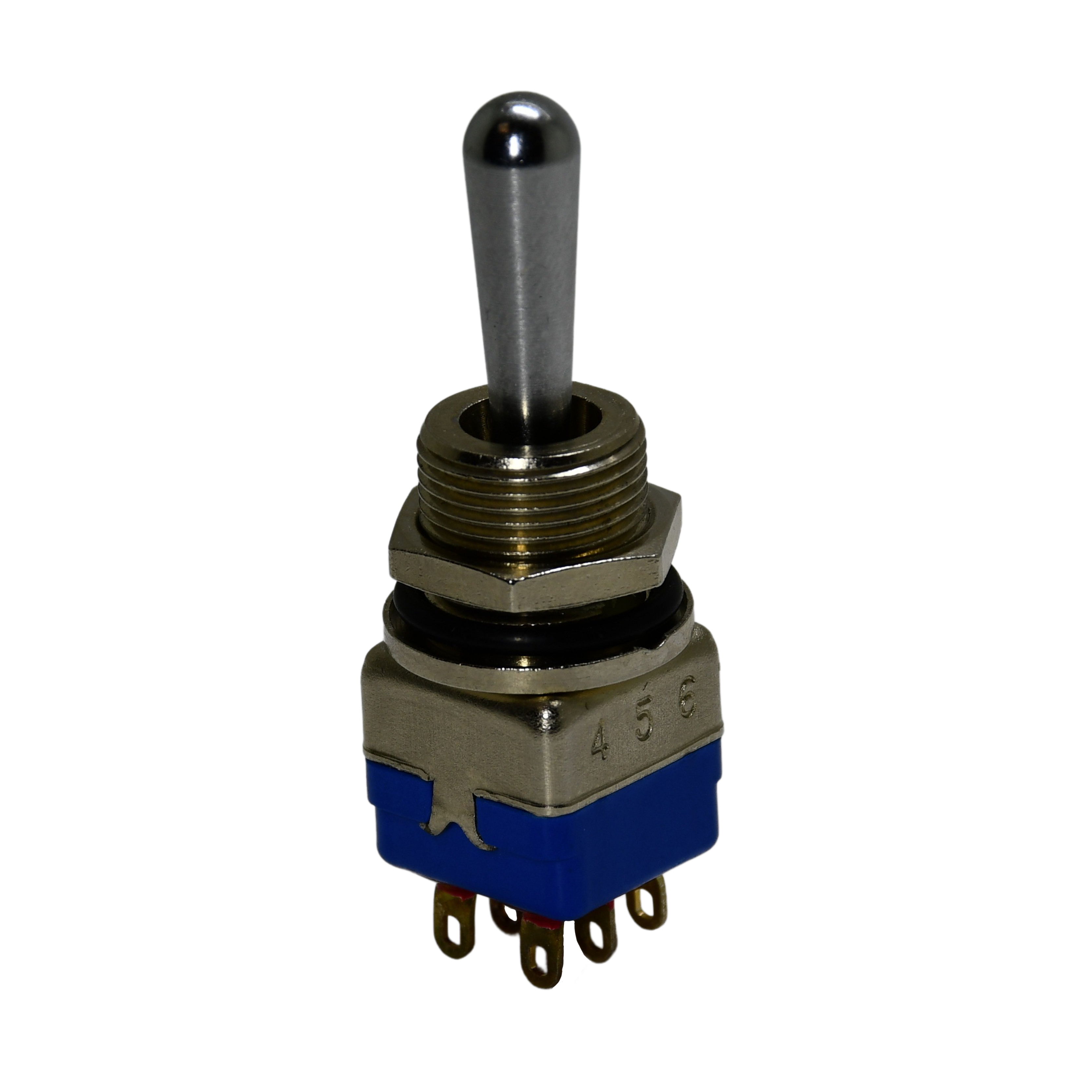 APEM Toggle Switch, Panel Mount, DPST, Solder Lug Terminal, 30V dc