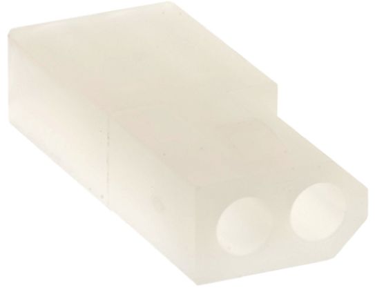 Molex, STANDARD .062" Female Connector Housing, 3.68mm Pitch, 2 Way, 1 Row