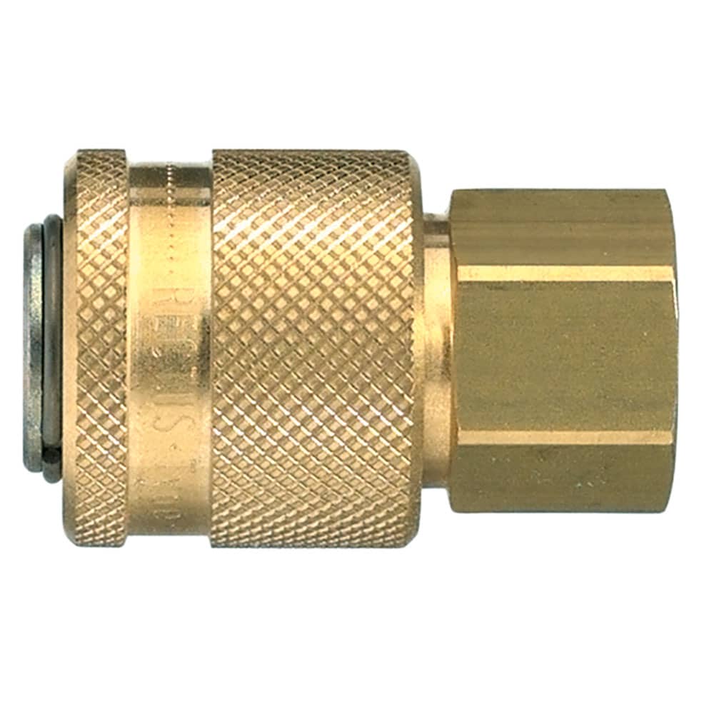 Legris Anodised Aluminium Female Pneumatic Quick Connect Coupling, 3/8 in Female 30mm Female Thread