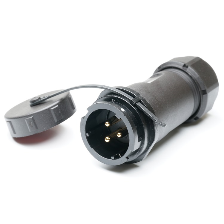 RS PRO Industrial Circular Connector, 3 Contacts, In-Line Cable Mount, SY21 Connector, Socket, Male, IP67, SY21 Series
