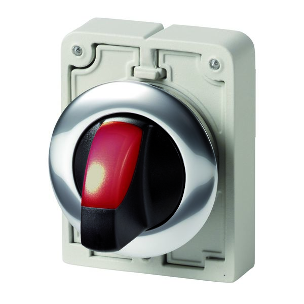 Eaton Toggle Selector Switch - 30mm Cutout Diameter, Illuminated 2 Positions